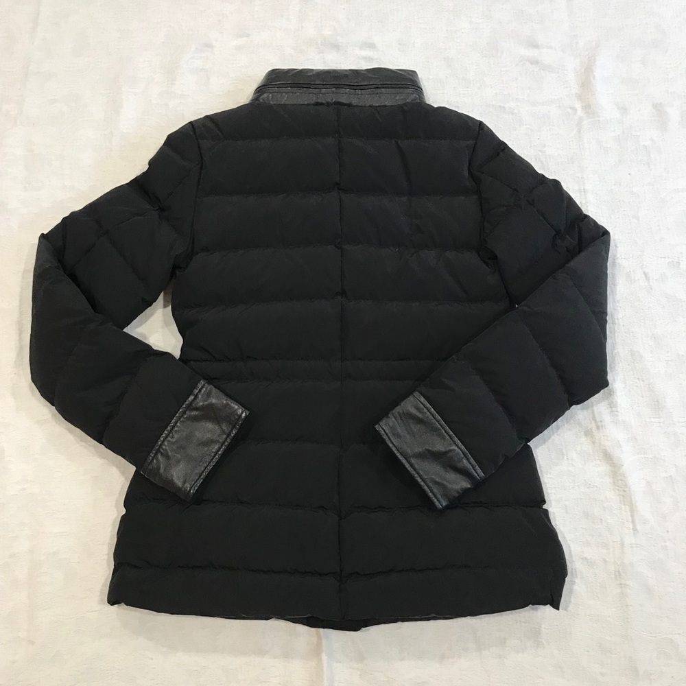 RAOUL**Black Coat Hooded w/Leather US 2**$1250 - Picture 8 of 8